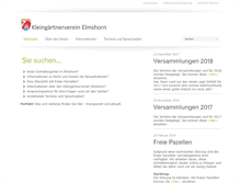 Tablet Screenshot of kgv-elmshorn.de